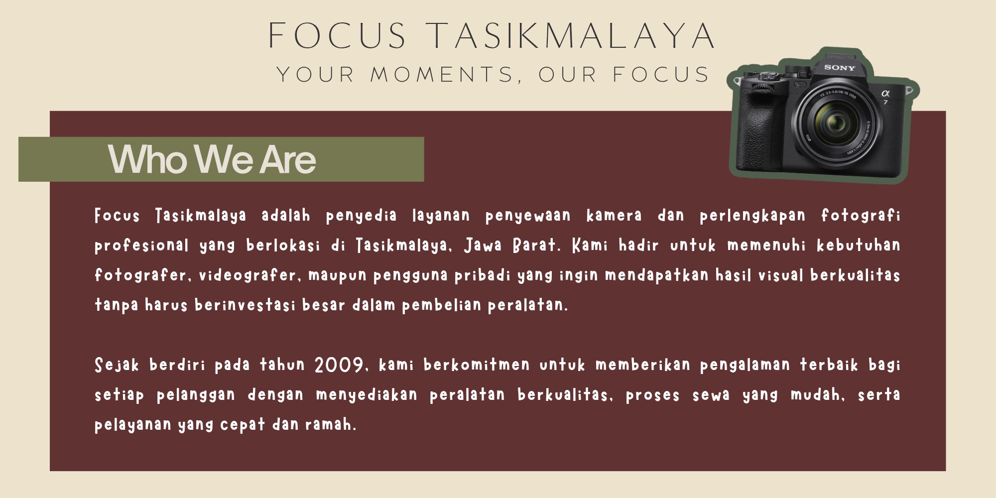 Tentang Focus Tasikmalaya